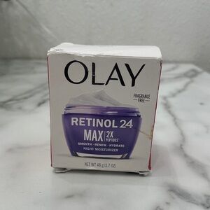 OLAY Retinol 24 MAX Night Cream - Purple and White